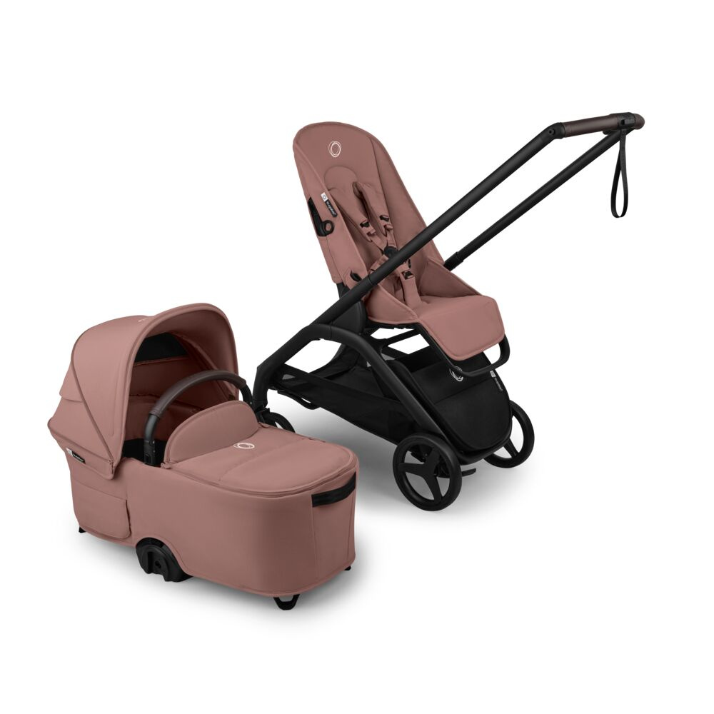 Bugaboo Dragonfly Plus - kompaktowy wózek 2w1 do miasta, składanie jedną ręką bez zdejmowania siedziska, waga 9.9 kg • Dusty Pink