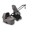 Bugaboo Dragonfly Plus - kompaktowy wózek 2w1 do miasta, składanie jedną ręką bez zdejmowania siedziska, waga 9.9 kg • Grey Melange