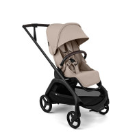 Bugaboo Dragonfly Plus - компактна прогулянкова коляска для міста, складання однією рукою без зняття сидіння, вага 9.9 кг • Desert Taupe