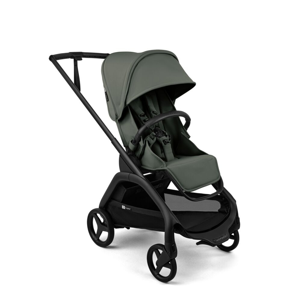 Bugaboo Dragonfly Plus - kompaktowy wózek spacerowy do miasta, składanie jedną ręką bez zdejmowania siedziska, waga 9.9 kg • Forest Green