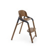 Bugaboo Giraffe - drewniane krzesełko do karmienia rosnące z dzieckiem, regulacja w sekundę bez narzędzi, drewno bukowe FSC, do 100 kg • Warm Wood/Grey