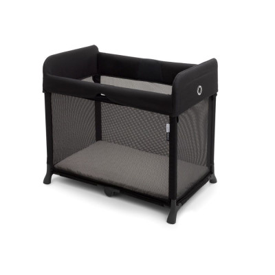 Bugaboo Stardust - łóżeczko turystyczne rozkładane w jedną sekundę, wbudowany materac, torba w zestawie, waga 7.58 kg • Black