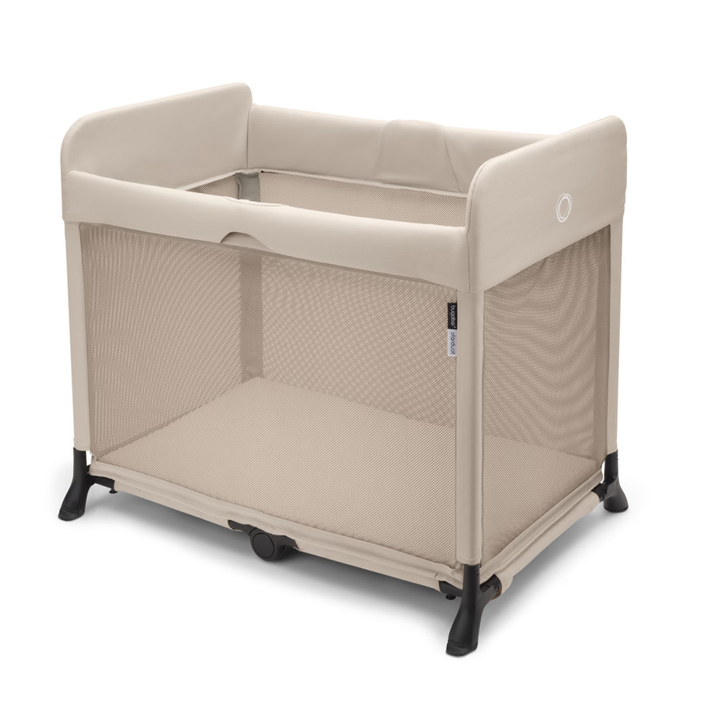 Bugaboo Stardust - łóżeczko turystyczne rozkładane w jedną sekundę, wbudowany materac, torba w zestawie, waga 7.58 kg • Desert Taupe