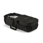 Bugaboo Baby Nest - miękki, przenośny kokon dla noworodka, rozkłada się w matę do zabawy • Heritage Black