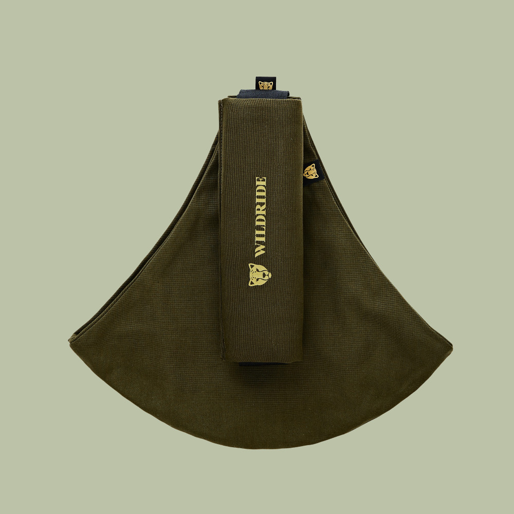 Wildride Toddler Carrier - nosidełko biodrowe dla dzieci od 9 miesięcy do 4 lat, do 20 kg, 100% bawełna • Army Green