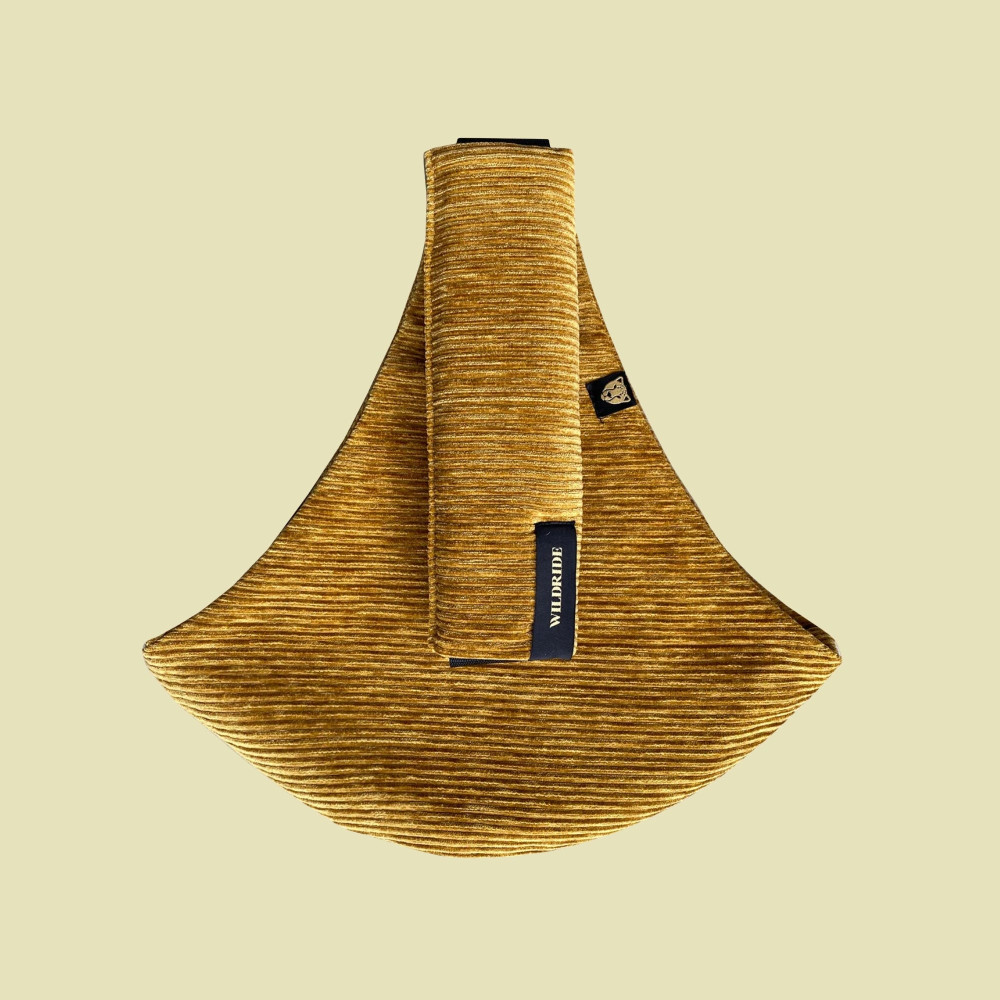 Wildride Toddler Carrier - nosidełko biodrowe dla dzieci od 9 miesięcy do 4 lat, do 20 kg, 100% bawełna • Corduroy Gold
