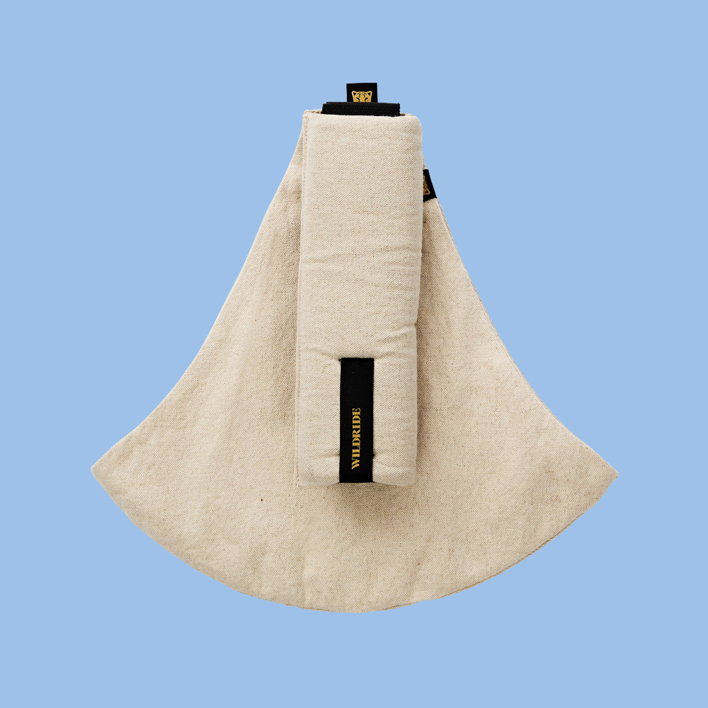 Wildride Toddler Carrier - nosidełko biodrowe dla dzieci od 9 miesięcy do 4 lat, do 20 kg, 100% bawełna • Sand Linen