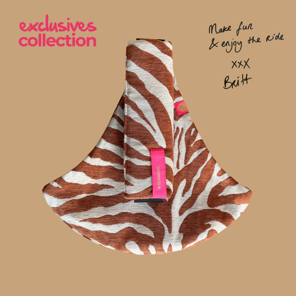 Wildride Toddler Carrier - nosidełko biodrowe dla dzieci od 9 miesięcy do 4 lat, do 20 kg, 100% bawełna • Zillion Zebra