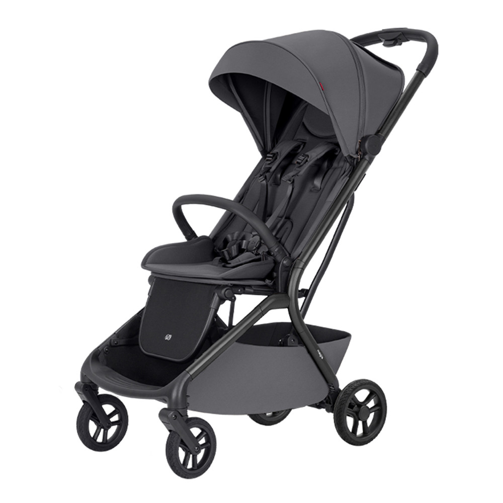 Carrello Magia 2.0 CRL-5655 - ultralekki wózek spacerowy, automatyczne składanie, rozmiar bagażu podręcznego • Elm Grey