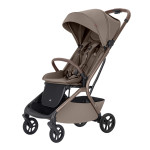 Carrello Magia 2.0 CRL-5655 - ultralekki wózek spacerowy, automatyczne składanie, rozmiar bagażu podręcznego • Cocoa Beige