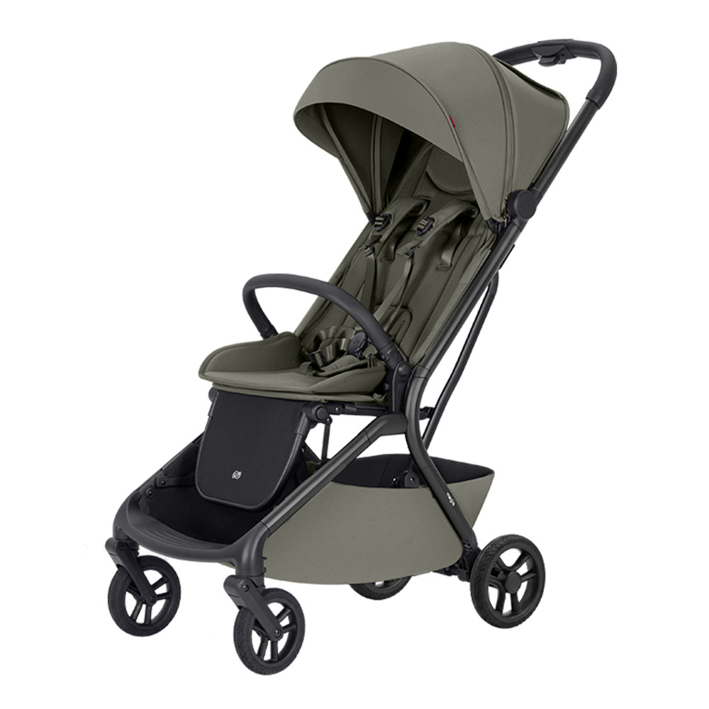 Carrello Magia 2.0 CRL-5655 - ultralekki wózek spacerowy, automatyczne składanie, rozmiar bagażu podręcznego • Malted Green