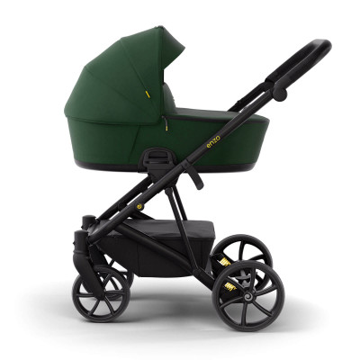 Tutis Enzo - дитячий візок 2в1, термогондола THERMOCOT, ілюстрації EDUSKY всередині капюшона • Moss