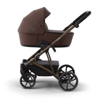 Tutis Enzo - дитячий візок 2в1, термогондола THERMOCOT, ілюстрації EDUSKY всередині капюшона • Chocolate