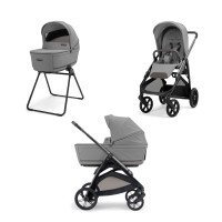 Inglesina Aptica Duo - wózek dziecięcy 2w1 System Duo, gondola Open Up, siedzisko All Season • Crystal Grey