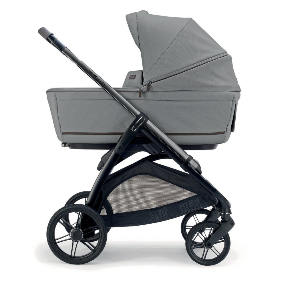 Inglesina Aptica Duo - дитячий візок 2в1 System Duo, гондола Open Up, сидіння All Season • Crystal Grey