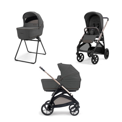 Inglesina Aptica Duo - дитячий візок 2в1 System Duo, гондола Open Up, сидіння All Season • Marble Grey