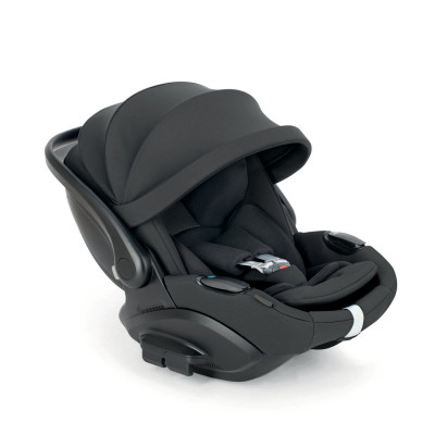 Inglesina Darwin Infant Recline EVO - автокрісло для немовлят (0 - 15міс / 40 - 87см / 0 - 13кг), майже пласке розкладання, легший за попередника, бічний захист • Magnet Grey