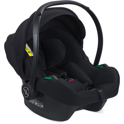 Avionaut Cosmo AirFlow - fotelik samochodowy dla niemowląt (0 - 15mc / 40 - 87cm / 0 - 13kg), tapicerka AirFlow, montaż pasami lub ISOFIX • Black