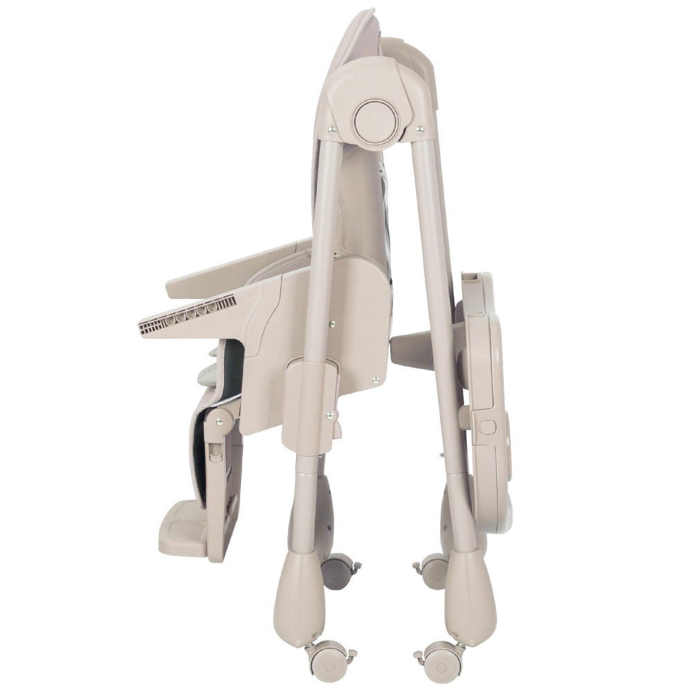 Carrello Lotus CRL-12101 - krzesełko do karmienia na kółkach z funkcją leżaczka • Dune Beige
