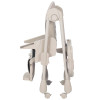 Carrello Lotus CRL-12101 - krzesełko do karmienia na kółkach z funkcją leżaczka • Dune Beige