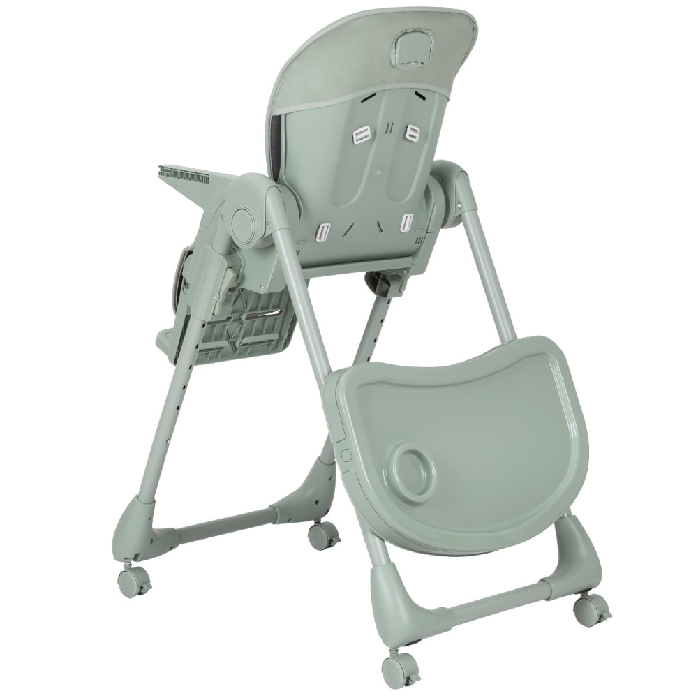 Carrello Lotus CRL-12101 - krzesełko do karmienia na kółkach z funkcją leżaczka • Noa Green