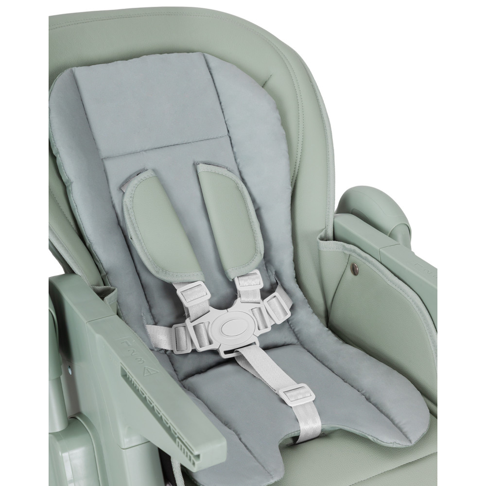 Carrello Lotus CRL-12101 - krzesełko do karmienia na kółkach z funkcją leżaczka • Noa Green