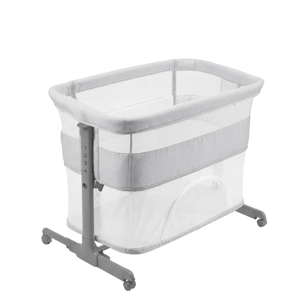 Carrello Picto CRL-16506 - łóżeczko dostawne 3 w 1 z funkcją kojca, od pierwszych dni życia • Tao Grey