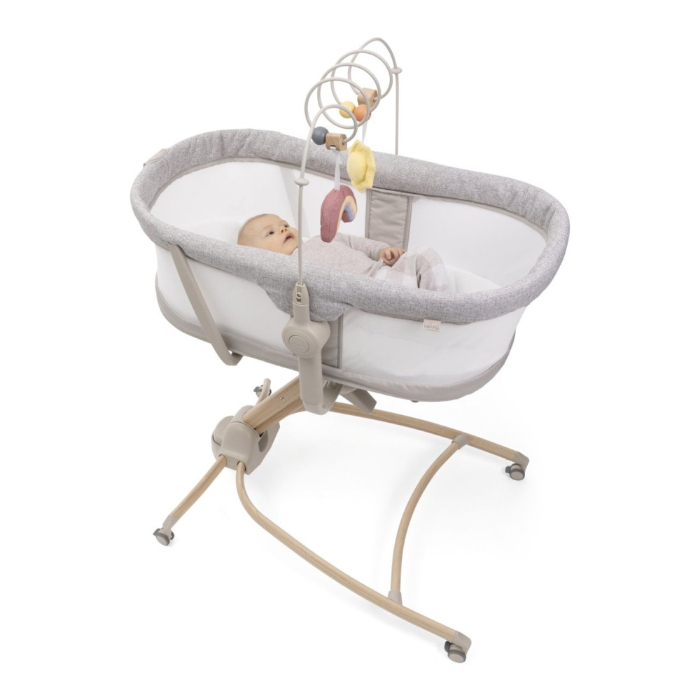Chicco Baby Hug Armonia 4w1 - łóżeczko, leżaczek, krzesełko do karmienia i fotelik dla dzieci (0-36 mc) • Scandinavian