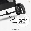 Espiro Fuel Pro - lekki wózek spacerowy do miasta, kompaktowa spacerówka, system automatycznego składania autofolding • 108 Rushing Plum