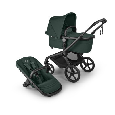 Bugaboo Fox 5 Renew - premium wózek 2w1 na każdy teren, zaawansowana amortyzacja, obsługa jedną ręką, tkaniny z recyklingu • Fern Green
