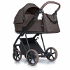 Roan IVI 2.0 Vintage - wózek dziecięcy 2w1, materac Air Zone 3D, podszewka w kolorze wózka, koła bezdętkowe • Turkish Coffee Black