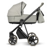 Roan IVI 2.0 Vintage - wózek dziecięcy 2w1, materac Air Zone 3D, podszewka w kolorze wózka, koła bezdętkowe • Luxe Grey