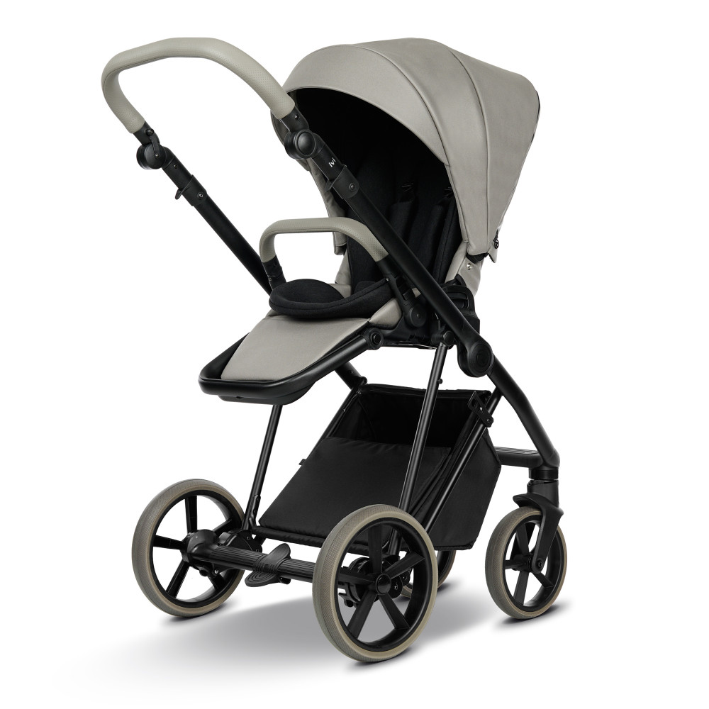 Roan IVI 2.0 Vintage - wózek dziecięcy 2w1, materac Air Zone 3D, podszewka w kolorze wózka, koła bezdętkowe • Luxe Grey
