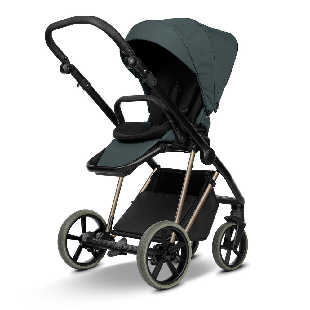 Roan IVI 2.0 Vintage - wózek dziecięcy 2w1, materac Air Zone 3D, podszewka w kolorze wózka, koła bezdętkowe • Himalayan Green Roan IVI 2.0 Vintage - wózek dziecięcy 2w1, materac Air Zone 3D, podszewka w kolorze wózka, koła bezdętkowe • Himalayan Green