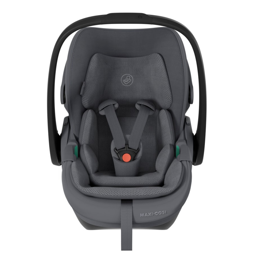 Maxi Cosi Pebble Slide Pro - легке автокрісло для немовлят, переноска (0 - 24міс / 40 - 87см / 0 - 13кг), SLIDETECH 2, розкладання в положення лежачи • Moon Graphite