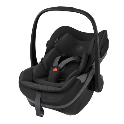 Maxi Cosi Pebble Slide Pro - lekki fotelik samochodowy dla niemowląt, nosidełko (0 - 24mc / 40 - 87cm / 0 - 13kg), SLIDETECH 2, rozkładanie do pozycji leżącej • Black Onyx
