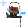 Maxi Cosi Pebble Slide Pro - lekki fotelik samochodowy dla niemowląt, nosidełko (0 - 24mc / 40 - 87cm / 0 - 13kg), SLIDETECH 2, rozkładanie do pozycji leżącej • Copper Terra