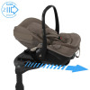 Maxi Cosi Pebble Slide Pro - lekki fotelik samochodowy dla niemowląt, nosidełko (0 - 24mc / 40 - 87cm / 0 - 13kg), SLIDETECH 2, rozkładanie do pozycji leżącej • Oak Truffle