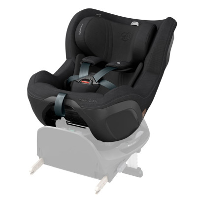 Maxi Cosi Pearl Slide Pro - obrotowy fotelik samochodowy (3mc - 4lat / 61 - 105cm / 0 - 17.5kg), SLIDETECH 2, montaż tylko na bazie • Authentic Black