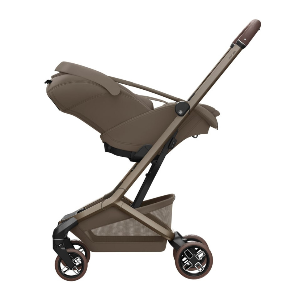 Maxi Cosi Coral Slide Pro - розкладне автокрісло для немовлят, переноска (0 - 24міс / 40 - 87см / 0 - 13кг) • Oak Truffle