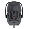 Maxi Cosi Pebble Slide Pro - lekki fotelik samochodowy dla niemowląt z bazą FamilyFix Slide Pro (0 - 24mc / 40 - 87cm / 0 - 13kg), SLIDETECH 2, obrót i wysuwanie o 27 cm • Moon Graphite