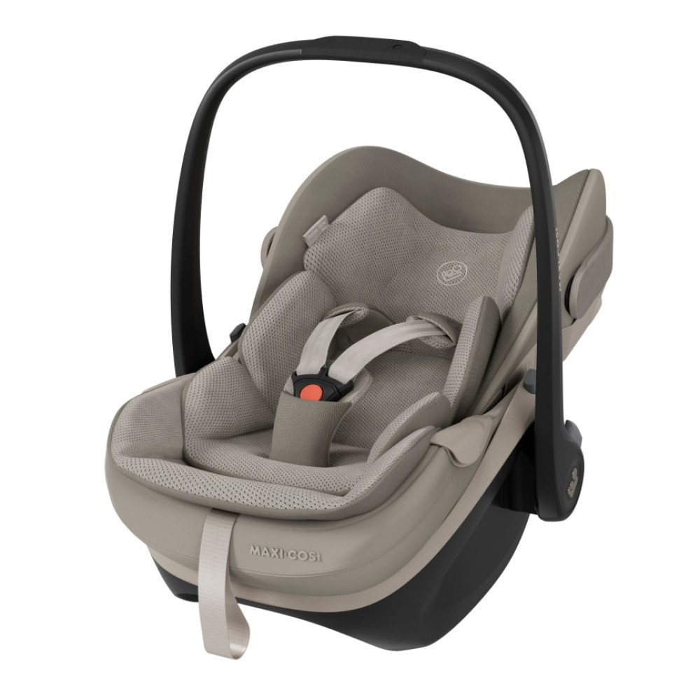 Maxi Cosi Pebble Slide Pro - легке автокрісло для немовлят із базою FamilyFix Slide Pro (0 - 24міс / 40 - 87см / 0 - 13кг), SLIDETECH 2, поворот і висування на 27 см • Sapphire Sand