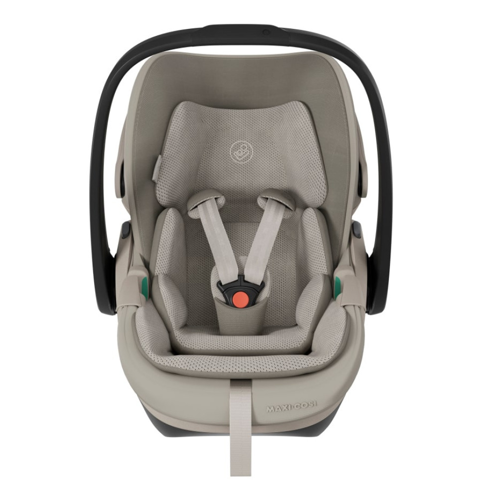 Maxi Cosi Pebble Slide Pro - легке автокрісло для немовлят із базою FamilyFix Slide Pro (0 - 24міс / 40 - 87см / 0 - 13кг), SLIDETECH 2, поворот і висування на 27 см • Sapphire Sand