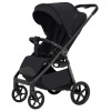 Carrello Bravo Carbon 2026 CRL-5530 - wózek spacerowy całoroczny z lampką LED, ulepszona amortyzacja, magnetyczne zapięcie pasów, rączka teleskopowa • Deep Black