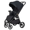 Carrello Bravo Carbon 2026 CRL-5530 - прогулянкова коляска цілорічна зі світлодіодним ліхтарем, покращена амортизація, магнітне застібання ременів, телескопічна ручка • Deep Black