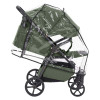 Carrello Bravo Carbon 2026 CRL-5530 - wózek spacerowy całoroczny z lampką LED, ulepszona amortyzacja, magnetyczne zapięcie pasów, rączka teleskopowa • Tropic Green
