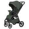 Carrello Bravo Carbon 2026 CRL-5530 - прогулянкова коляска цілорічна зі світлодіодним ліхтарем, покращена амортизація, магнітне застібання ременів, телескопічна ручка • Tropic Green