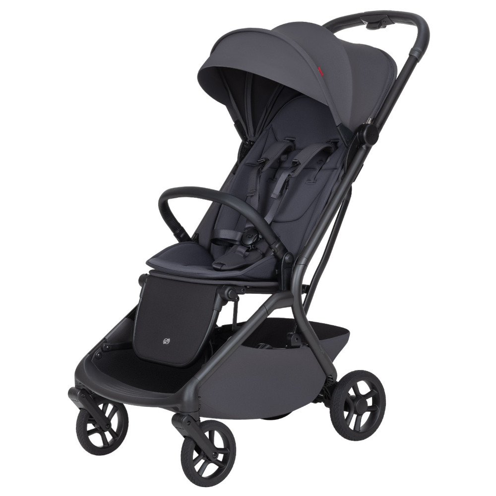 Carrello Magia 2.0 CRL-6655 - lekki wózek dziecięcy 2w1, kompaktowy wózek podróżny, gondola składana razem ze stelażem do rozmiarów bagażu podręcznego • Elm Grey