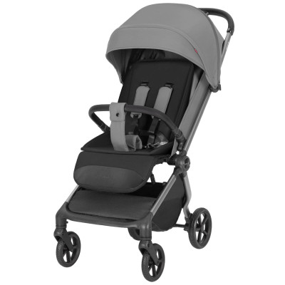 Carrello Atom M 2.0 CRL-5527 - легка прогулянкова коляска з автоматичним складанням • Alloy Grey