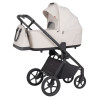 Carrello Ultra F CRL-6557 - wózek uniwersalny 2w1 ze składaną gondolą • Milk Grey